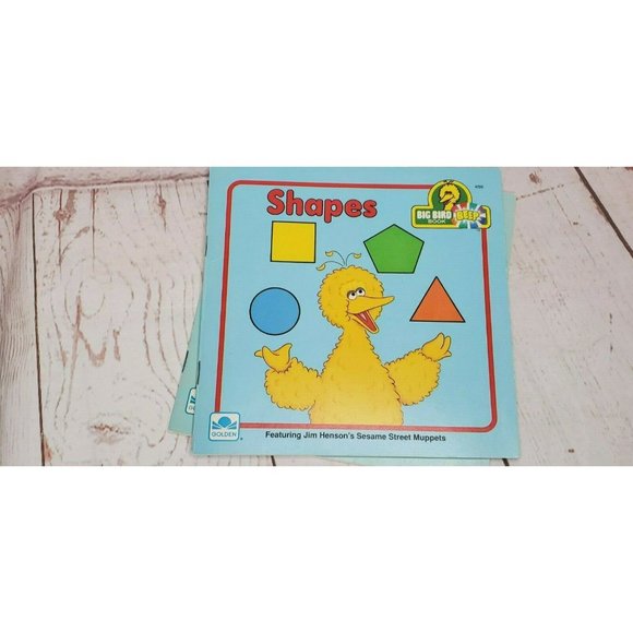 2 Big Bird Beep Math & Shapes Featuring Jim Henson's Sesame Street Muppets Book - Picture 4 of 5